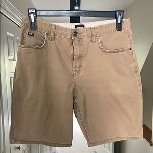 Vans Tan Flat Front Shorts Casual